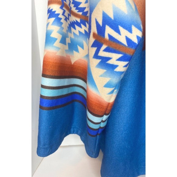 Southwestern Print Hooded Multicolor Sz S Jacket - Picture 13 of 16